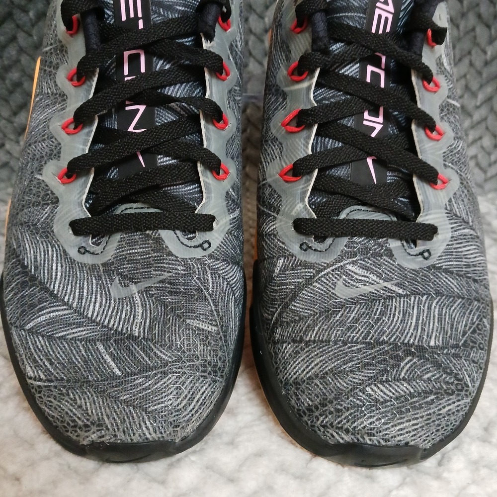 Nike Metcon 5 Black Laser Orange Women's Training Fitness Sneakers Shoes Sz 6.5 - Picture 6 of 14